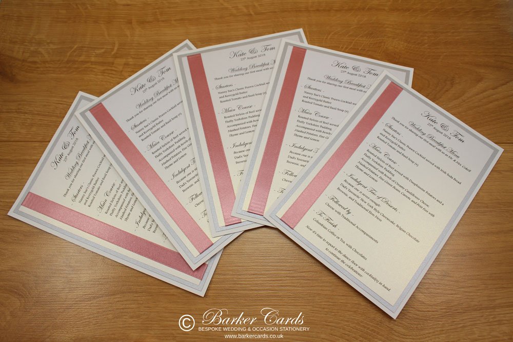 wedding-menus